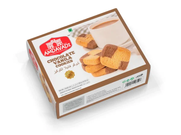 choco vanila cookies 300gx12