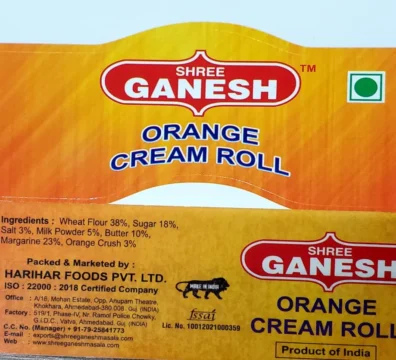 Cream Roll Orange 70gx60 cream roll orange 70gx60