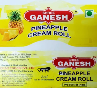 Cream Roll Pineapple 70gx60 cream roll pineapple 70gx60
