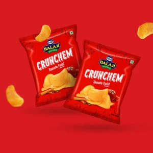 balaji wafer crunchem tomato twist