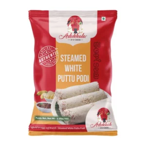 adukkala steamed white puttu podi