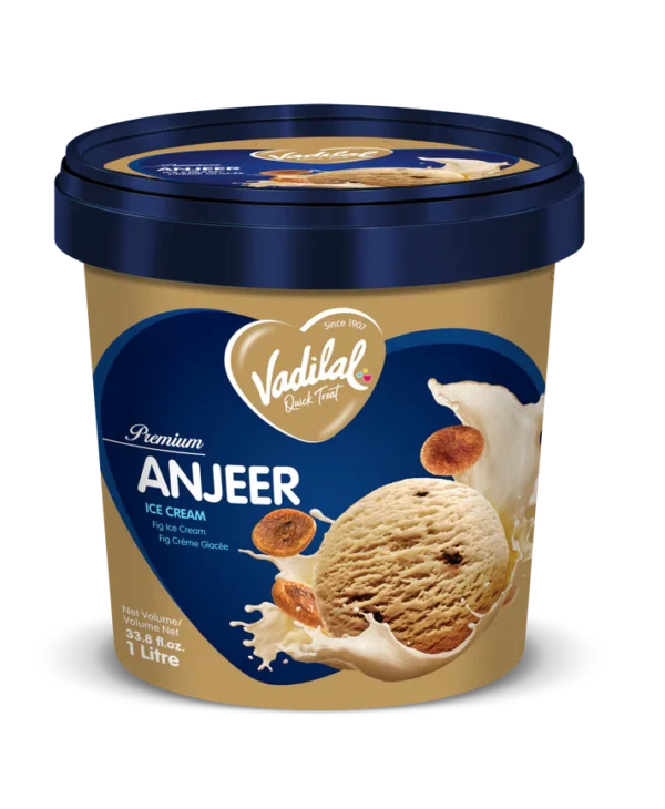 anjeer ice cream 1 ltr