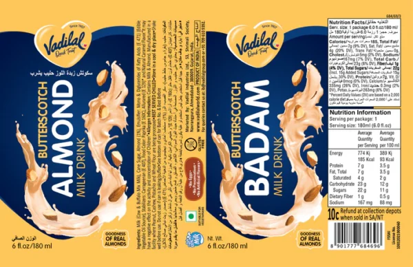 butterscotch badam drink 180ml