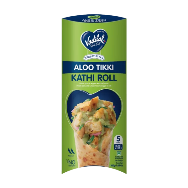 aloo tikki kathi roll 200g