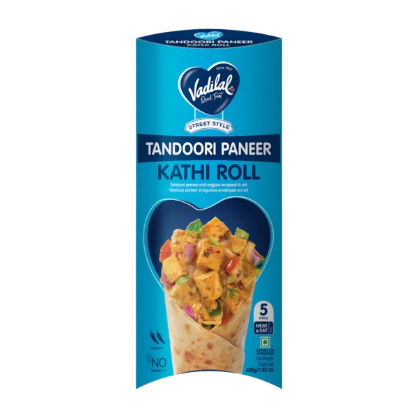tandoori paneer kathi roll 200g